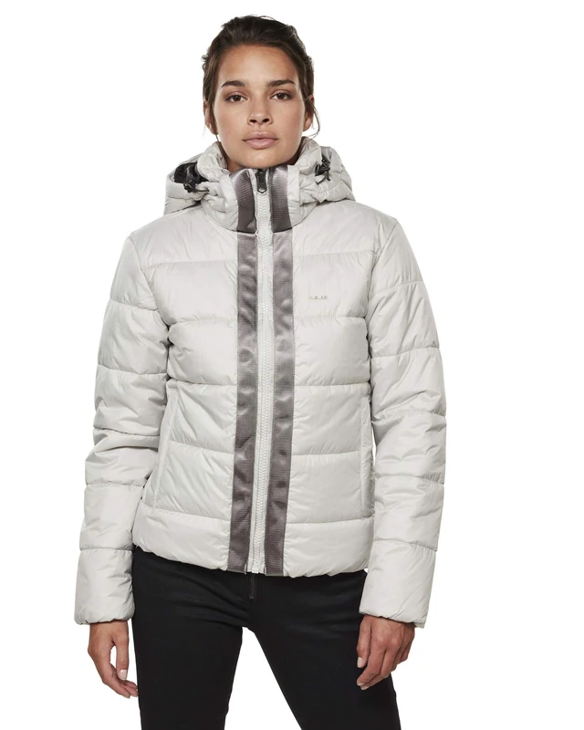 G-Star Women's Meefic Hooded Padded Jacket, Grey (cool grey D17597-B958-1295), S