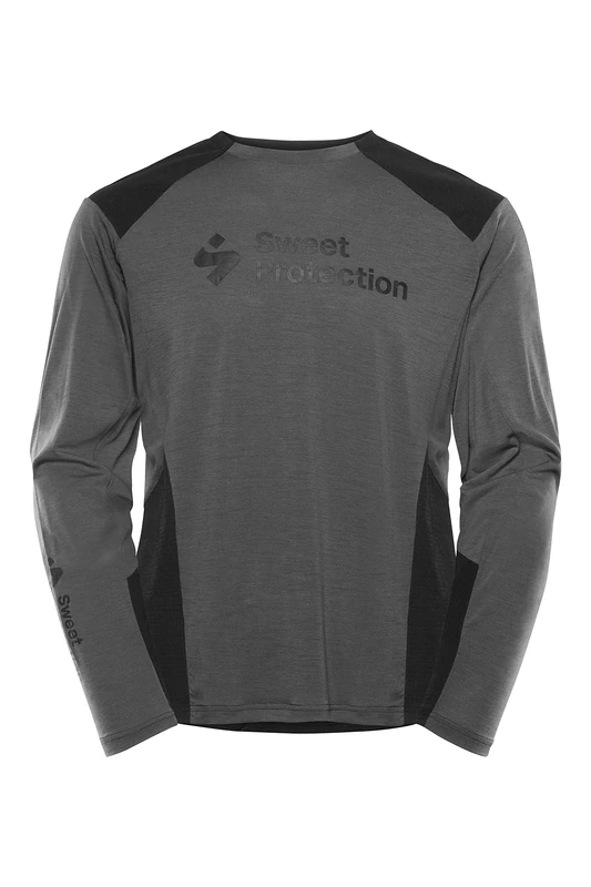 Sweet Protection Men's Hunter Merino Fusion Jersey, mens, Jersey, 828157, Stone Gray, S