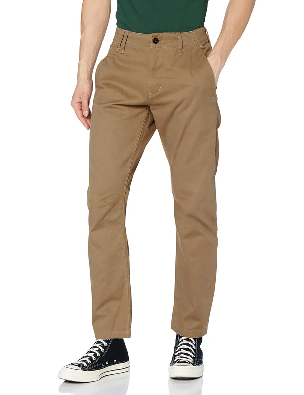 G-Star Men's Vetar Slim Chino, Brown (dk fawn D14027-C072-7172), 24W / 34L