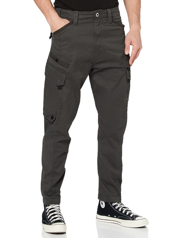 G-Star Men's Droner Relaxed Tapered Cargo Pants, Grey (asfalt D17503-C072-995), 25W / 34L - Image 1