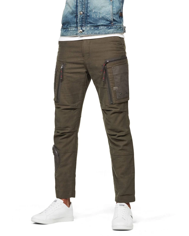 G-Star Men's Arris straight tapered Army Pant, Grey (asfalt D17500-C433-995), 24W / 28L - Image 1