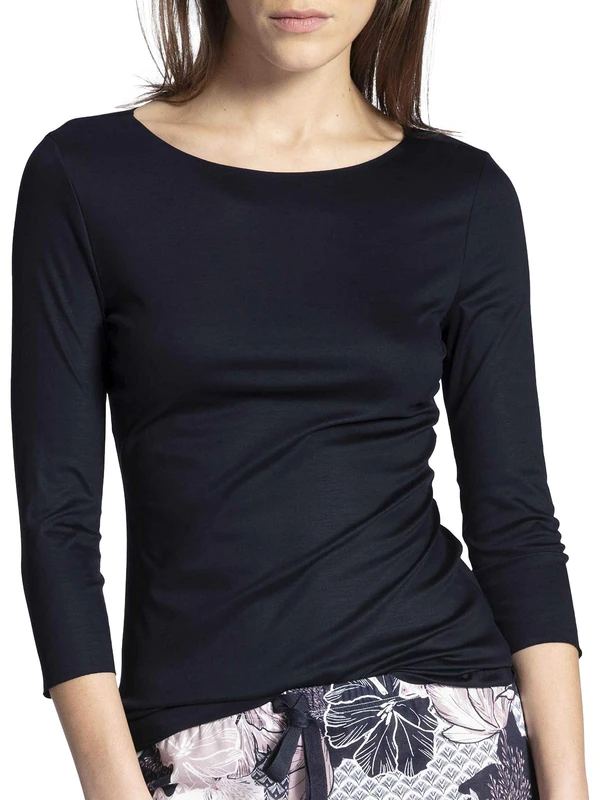 Calida Women's Natural Luxe Underwear, Dark Lapis Blue, S