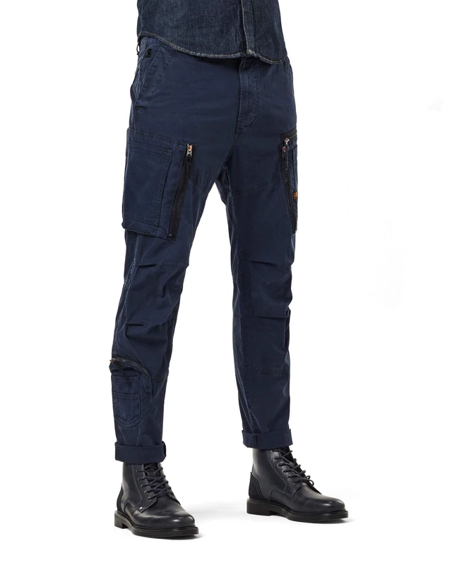 G-Star Men's Arris straight tapered Army Pant, Blue (sartho blue gd D17500-9740-B597), 26W / 32L