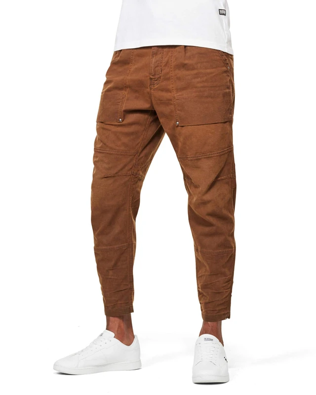 G-Star Men's Fatigue Relaxed Tapered Pants, Brown (dk sinai suede cobler D17525-9860-B780), 24W / 34L