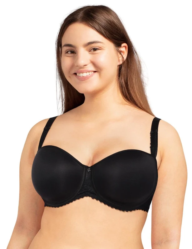 Chantelle Women's, EVERY CURVE, Half-Cup Memory Bra, Women's lingerie, Schwarz, 38B