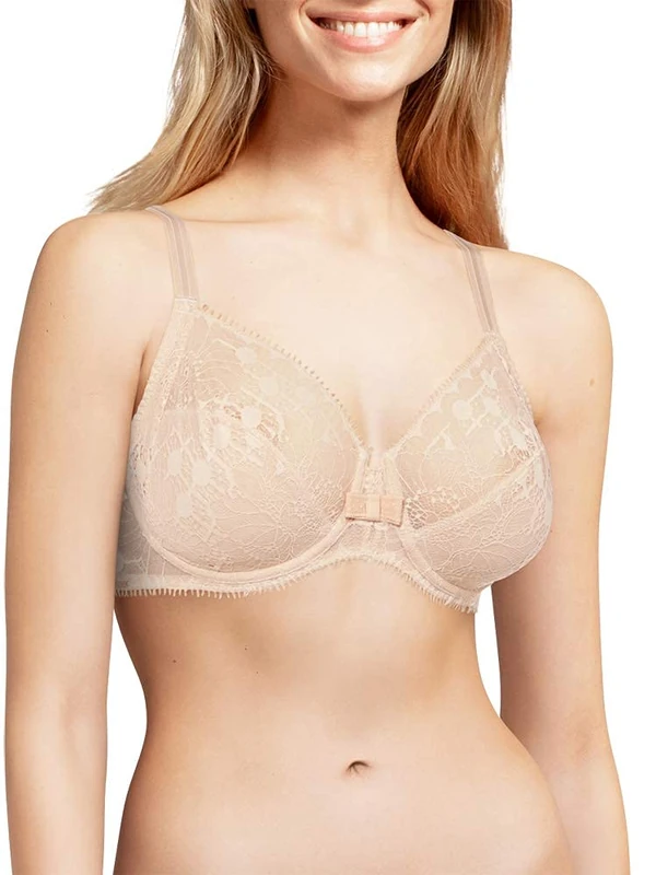 Chantelle Women's, DAY TO NIGHT, Very Covering Underwired Bra, Women's lingerie, Beige Dore, 44DD