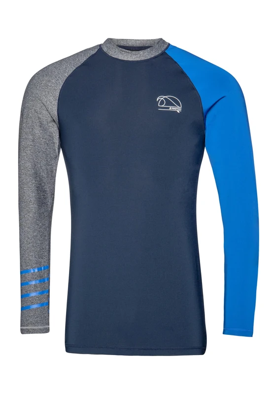 Protest Men's Radwell Rashguard, mens, 7710501, Ground Blue, XS - Image 1