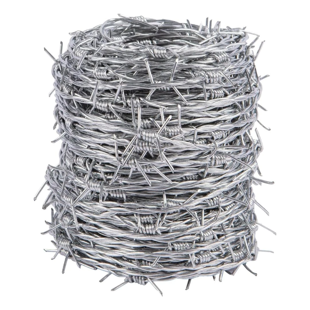 Garden Mile Galvanised 1.7mm X 30m Barbed Wire Supplied In Storage Tub - Outdoor Garden Security Fence Fencing Anti-cat Fox Bird Deterrent Spikes Barb Wire Roll Chicken Wire