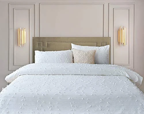 Yellow Duvet cover Lara 260 Off-White