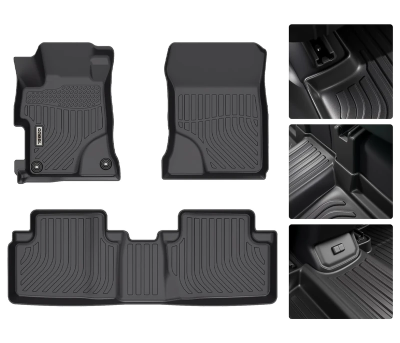 orealtrend Honda Civic 2012-2015 Duty All Weather Black Floor Mats