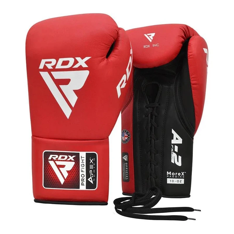 RDX Boxing Gloves Pro Fight Apex A2 Red-10Oz