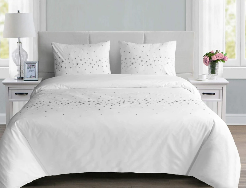 Kapo 140 Yellow Duvet Cover White / White Gold - Image 1