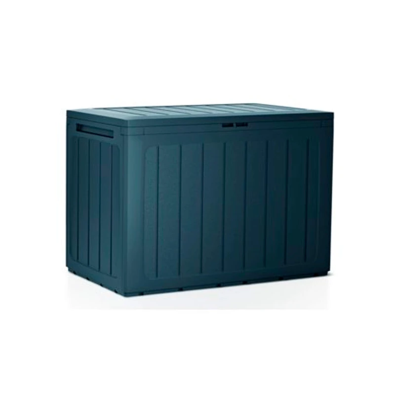 Prosperplast Woodebox Garden Crate Box Container Storage Box For Garden Items Chest Lockable (190 L, Anthracite)