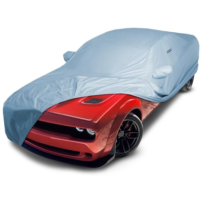 iCarCover Premium Car Cover for 2008-2023 Dodge Challenger Coupe Waterproof All-Weather Rain Snow UV Sun Hail Protector for Automobiles, Automotive Accessories Full Exterior Indoor Outdoor Car Cover