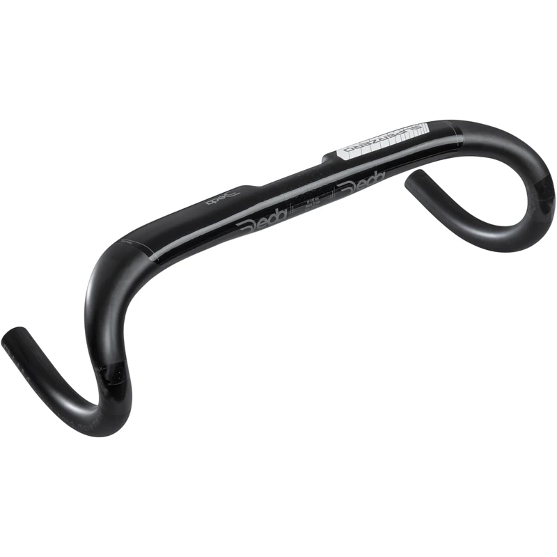 Deda Elementi 305383785 Guidon Superzero DCR 42CM AL Unisex-Adult, Taille Unique, Noir/Blanc