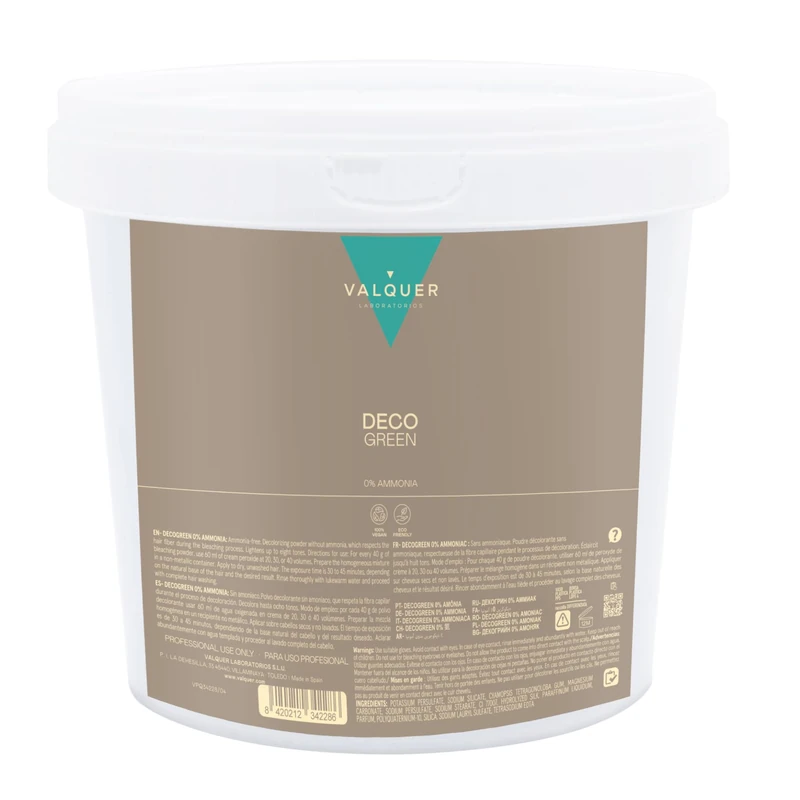 Valquer Professional Decogreen Hair Dyeing without Ammonia 1000 g - Image 1