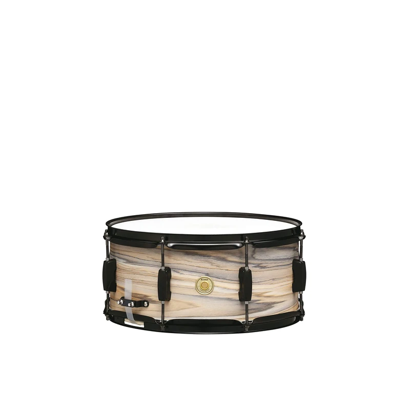 TAMA WP1465BK-NZW Snare Drum - 6.5" x 14" - Natural Zebra Wood