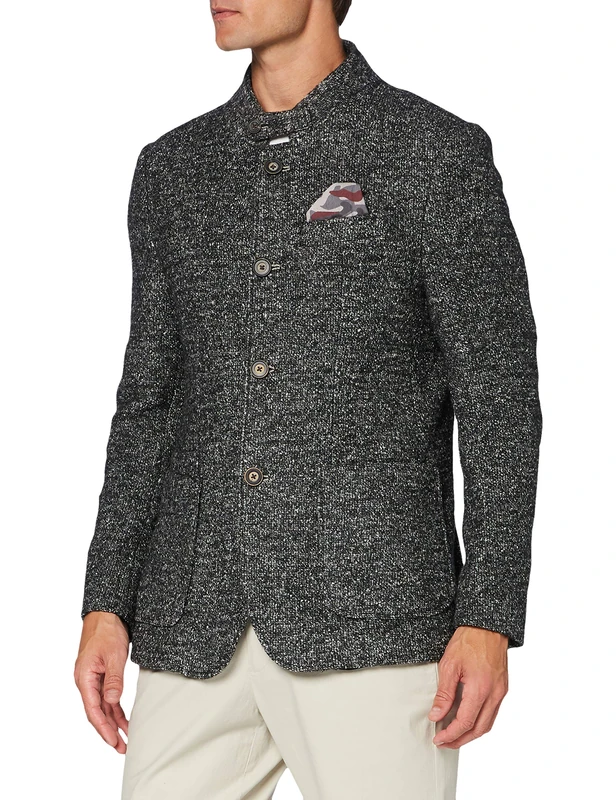 Pierre Cardin Men's Sakko Vince Voyage Blazer, Gray, 54