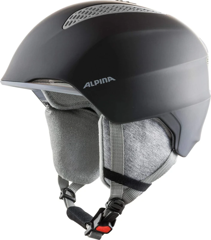 ALPINA Unisex - Children, GRAND JR ski helmet, black, 51-54 cm