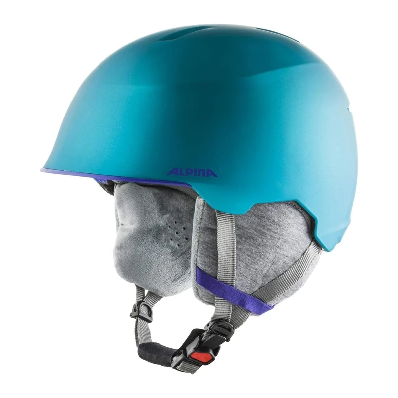 ALPINA Unisex - Children, MAROI JR ski helmet, turquoise matt, 51-54 cm