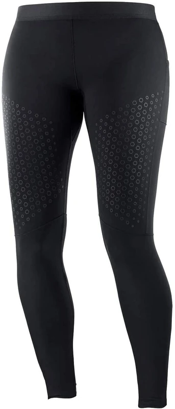 SALOMON Support Tight Pants, Women, womens, LC1280900, Black, XS - Image 1