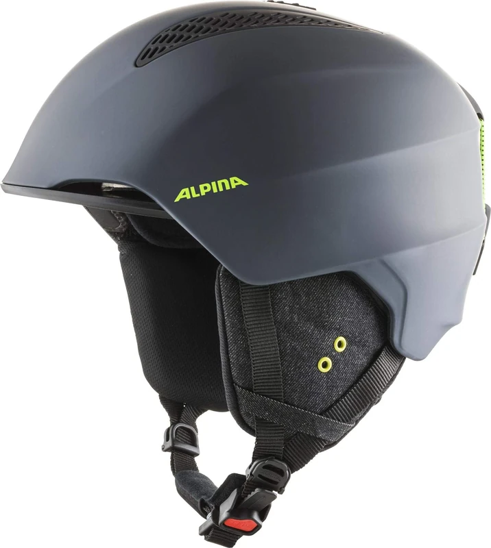 ALPINA Unisex - Adult, GRAND ski helmet, charcoal-neon matt, 57-61 cm