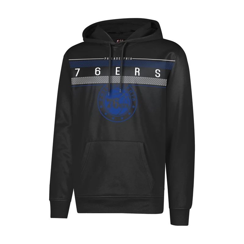 Ultra Game NBA Men's Fleece Hoodie Pullover Sweatshirt Poly Midtown Black