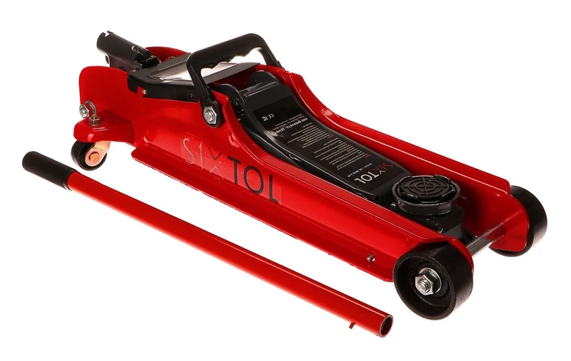 SIXTOL SX Jack 2,5T Mobile Hydraulic Jack Low Profile 2,5 t | Floor Jack | For Changing Car Wheels | On Wheels | Tire Change | Car Repair | Garage Tools - Image 1