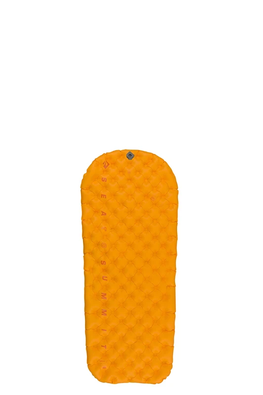 Sea to Summit Ultralight Insulated Sleeping Pad for Backpacking, Extra Small (50" x 21.5" x 2"), Orange/Sunset Chevron
