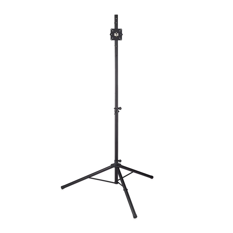 Relaxdays Dartboard Stand, Mobile & Height-Adjustable, Folding TV & Speaker Tripod, Iron, HWD: 195 x 115 x 100 cm, Black