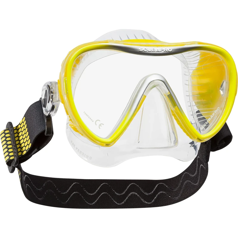 Scubapro Synergy 2 TRANSP/Yellow Regulator Kit for Cold Water Dive Unisex-Adult, Yellow, One Size