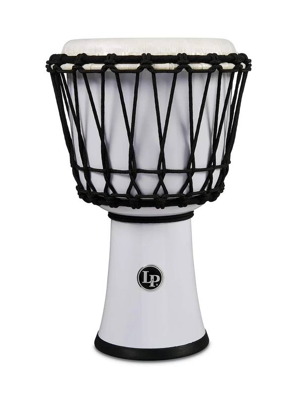 LP Latin Percussion Djembe World 7" Rope Tuned Circle White LP1607WH