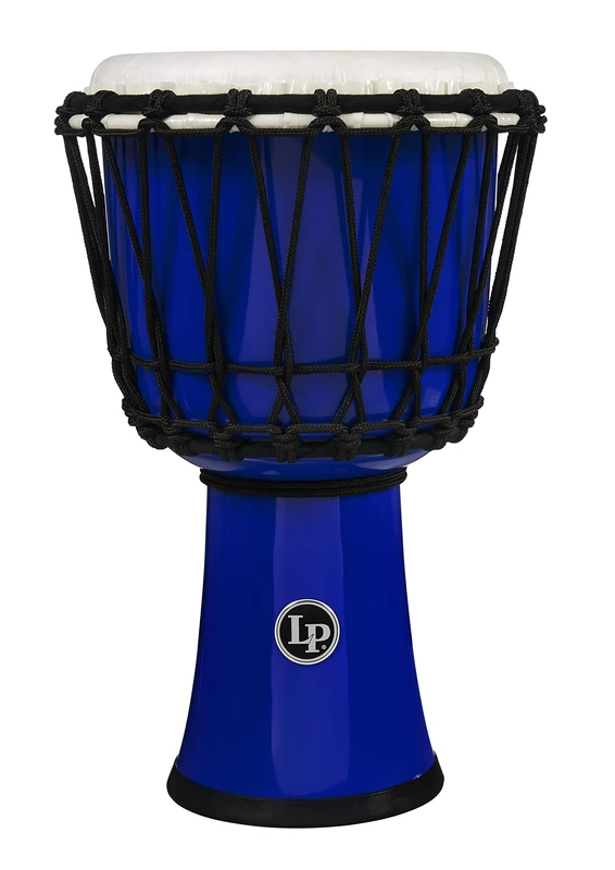 LP Latin Percussion Djembe World 7" Rope Tuned Circle Blue LP1607BL