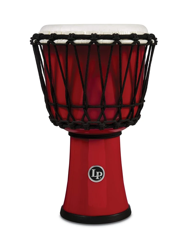 LP Latin Percussion Djembe World 7" Rope Tuned Circle Red LP1607RD