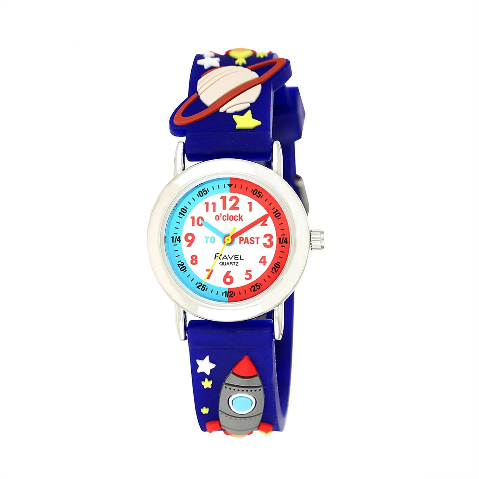 Ravel Children's Dark Blue Space Time Teacher Watch