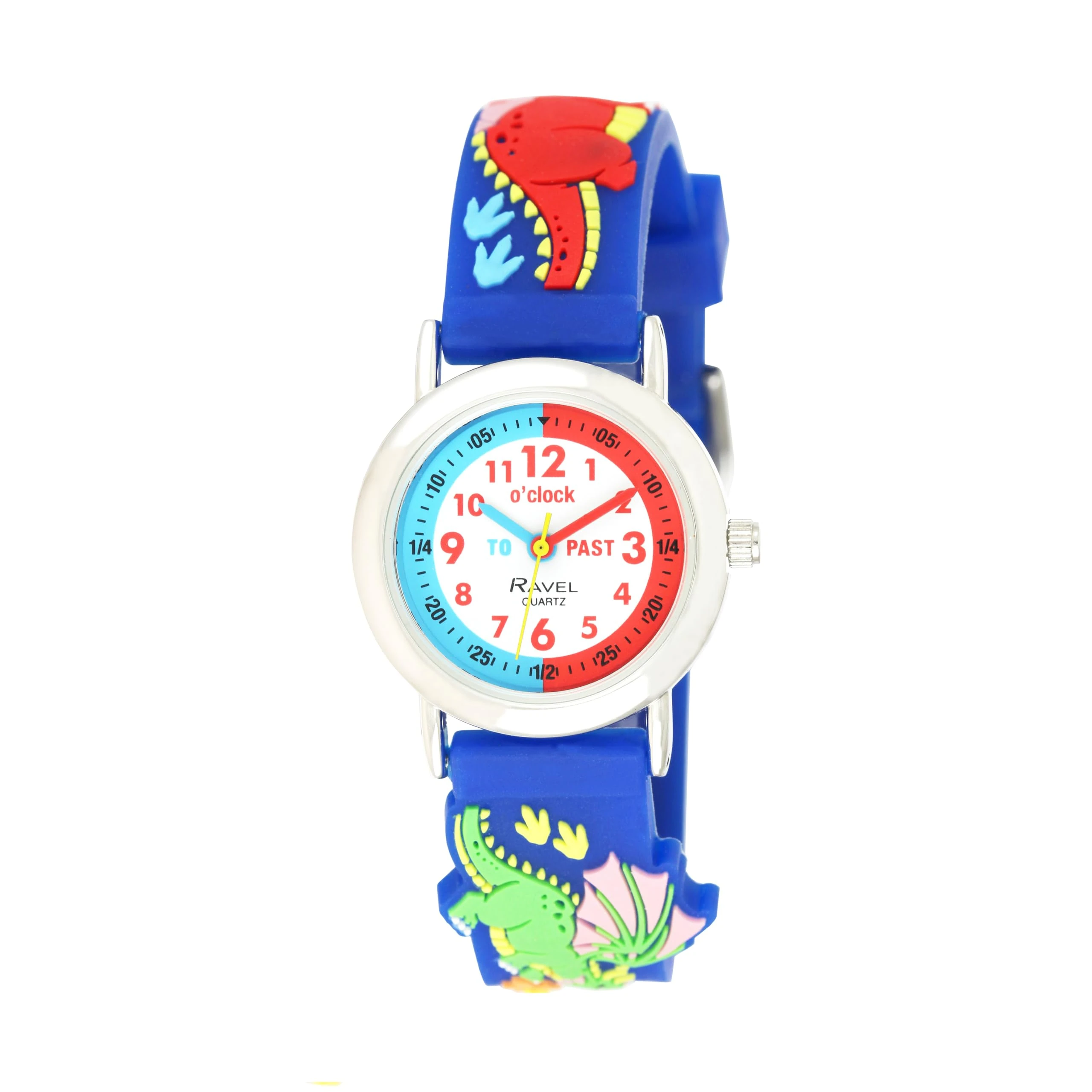 Ravel Children's Blue Dragons Time Teacher Watch