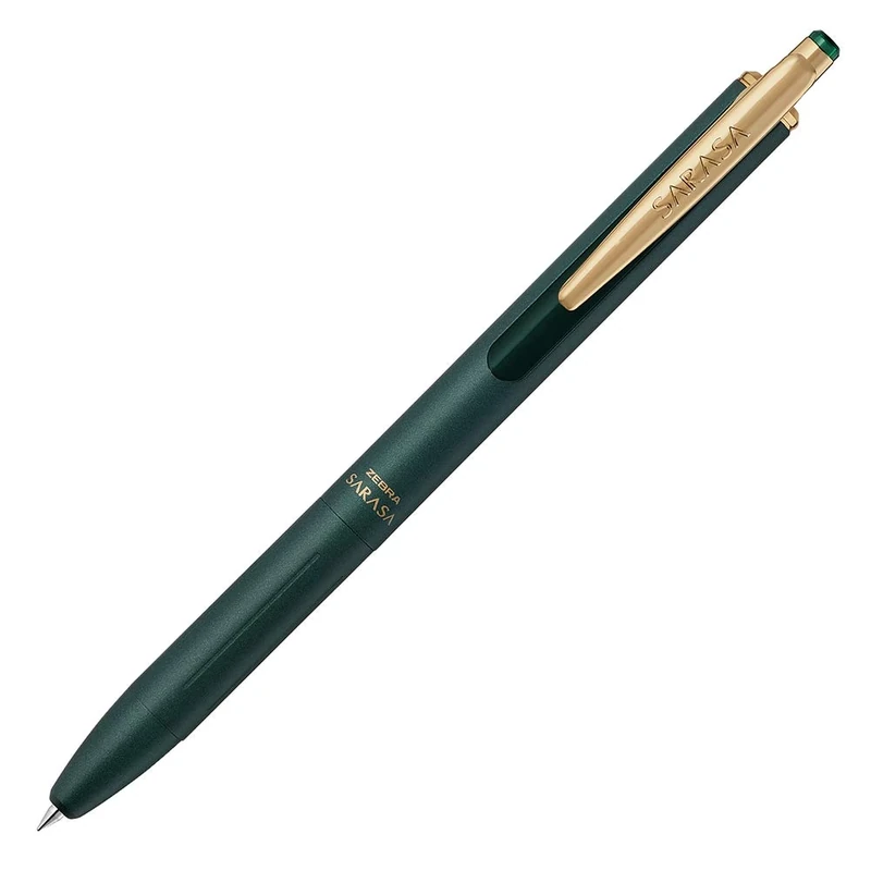 ZEBRA Gel Ballpoint Pen, Sarasa Grand 0.5mm Vintage Color, Green Black (P-JJ56-VGB)