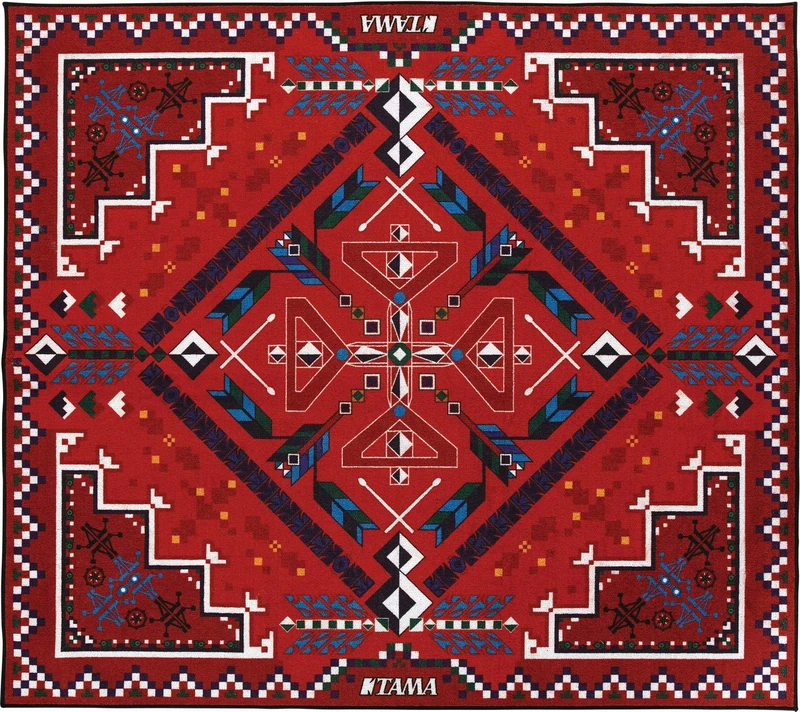 Tama TDR-SW Drum Rug Southwestern Pattern 2000mm x 1800mm Non-Slip