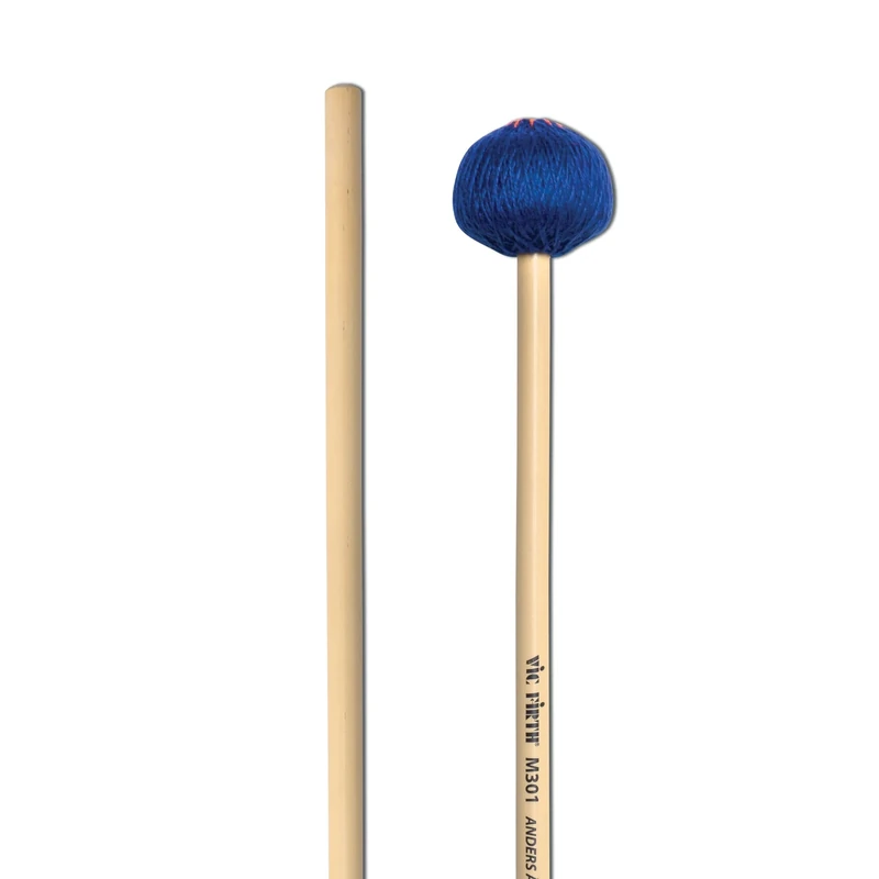 Vic FIrth - Signature Series Marimba and Vibraphone Mallets - M301 - Anders Åstrand Keyboard - Medium Soft - Blue