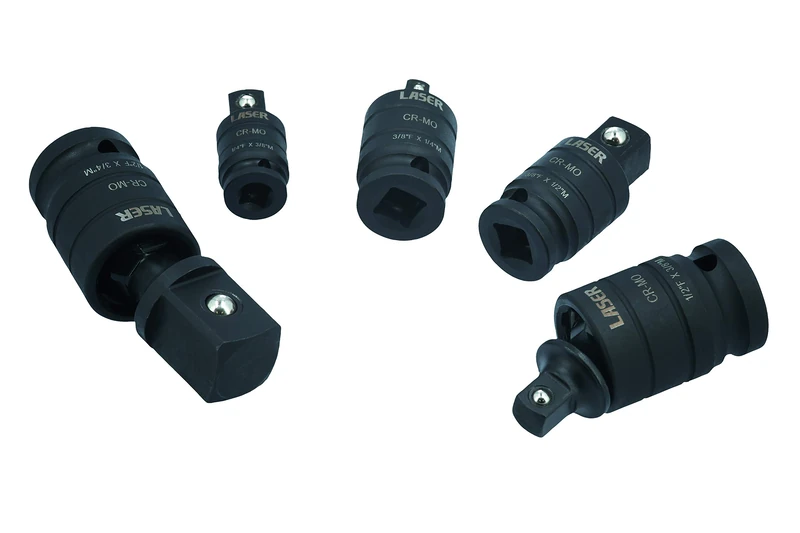 Laser 7816 Impact Universal Joint Step Up/Down Adaptor Set 5pc