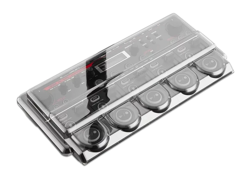 Decksaver Cover for Roland RC-505 - Super-Durable Polycarbonate Protective lid in Smoked Clear Colour, Made in The UK - The Producers' Choice for Unbeatable Protection