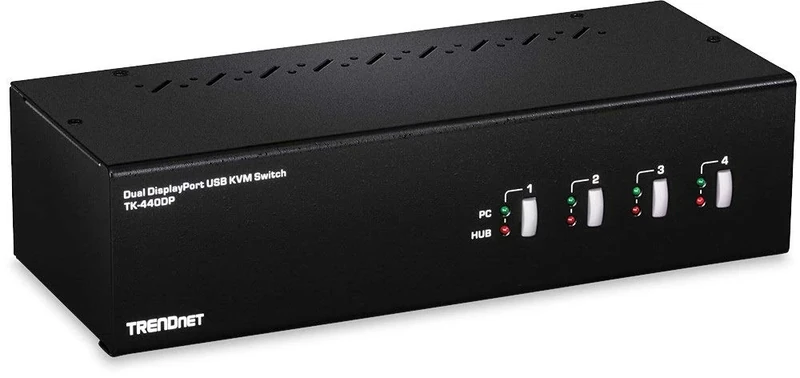 TRENDnet TK-440DP 4-Port Dual Monitor Display Port KVM Switch