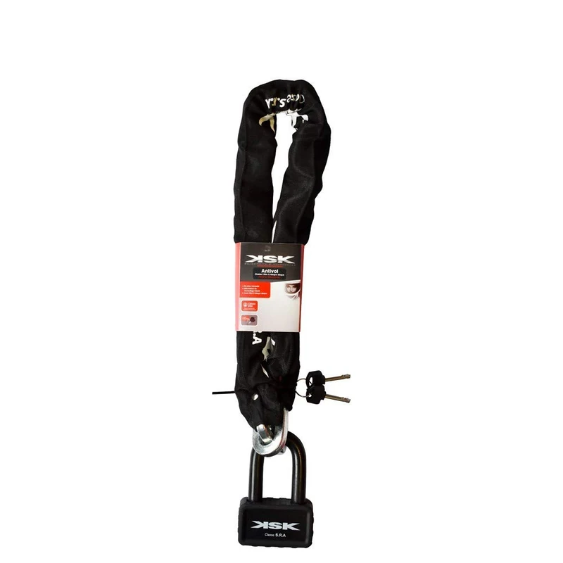 KSK SRA Chain Lock 110 cm with Mini U Lock Disc