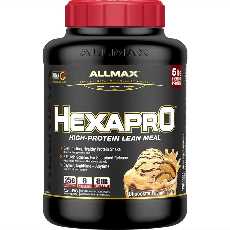 Allmax Hexapro Chocolate Peanut Butter 5Lb