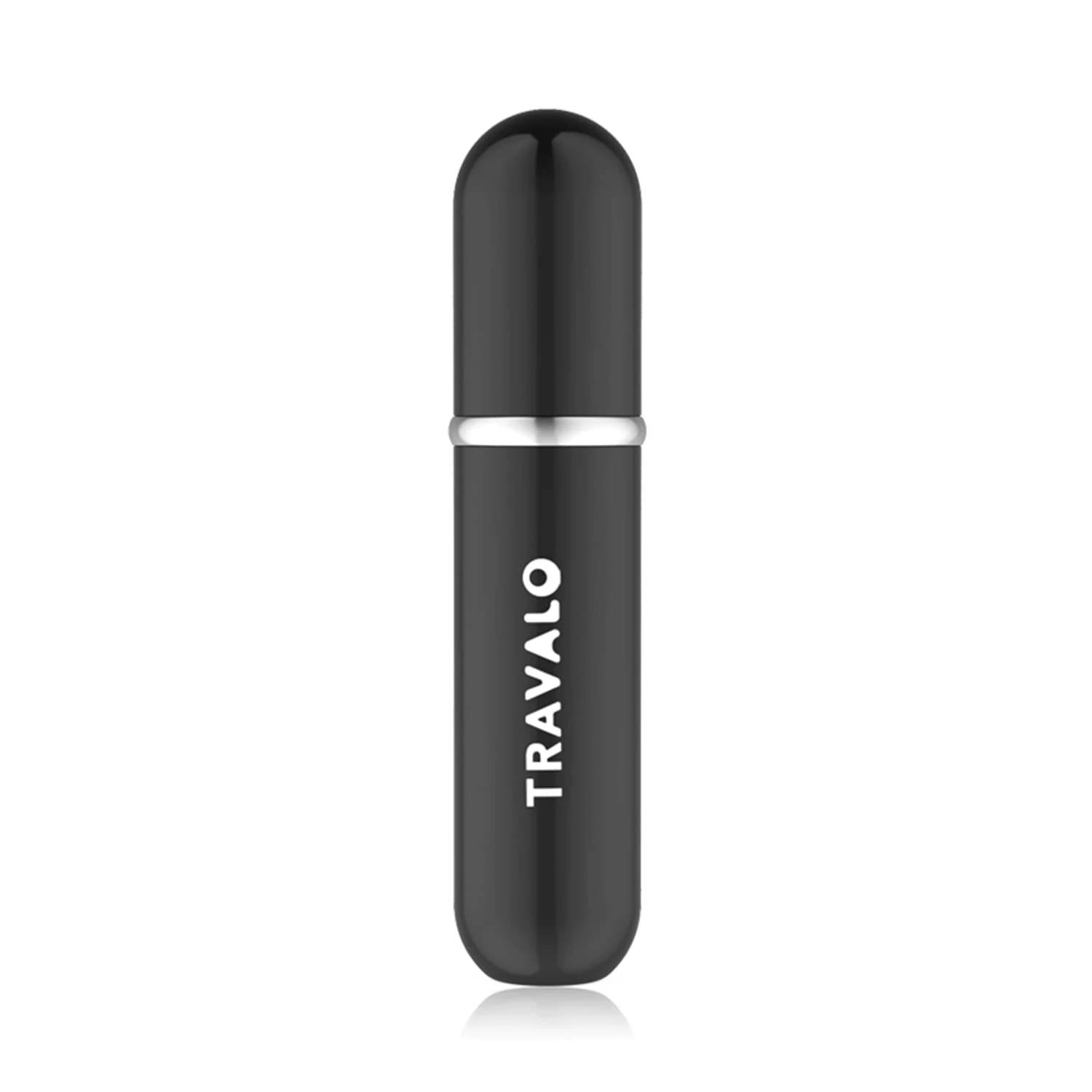 Travalo - Classic Refillable Perfume Spray - Revamped refill system - Durable Travel Spray - TSA Approved Atomizer - Aircraft Grade Aluminum Spray - Glass - Black - Unisex - 0.13oz, m