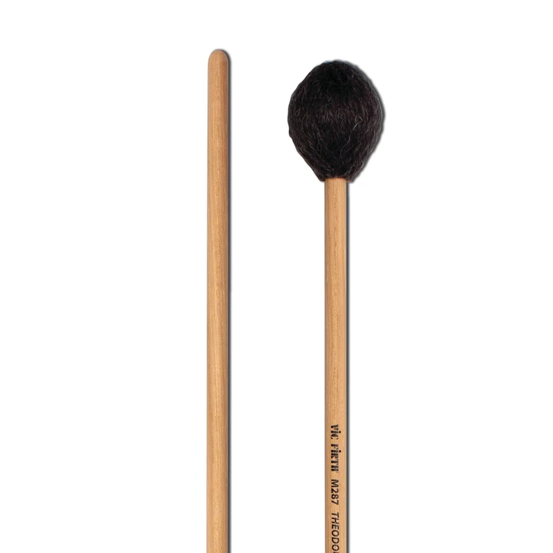 Vic FIrth - Signature Series Marimba Mallets - M287 - Theodor Milkov Marimba - Very Hard - Black