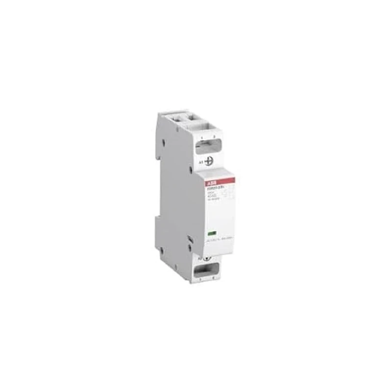 ABB Protecta Plus ESB20-20N-14 Installation Contactor • 20 A Rated Current • 2 NO 2-Pole Modular Contactor • 12 V Control Voltage • DIN Rail Mount 18 mm Width • 1SBE121111R1420 - Image 1
