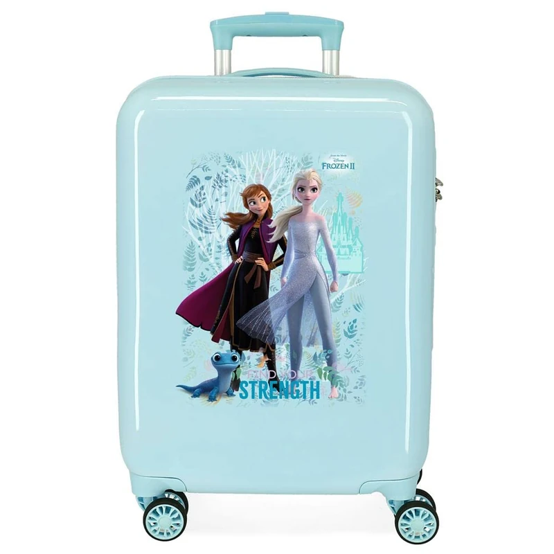 Disney Frozen Find Your Strenght Hard Cabin Suitcase 55cm Blue