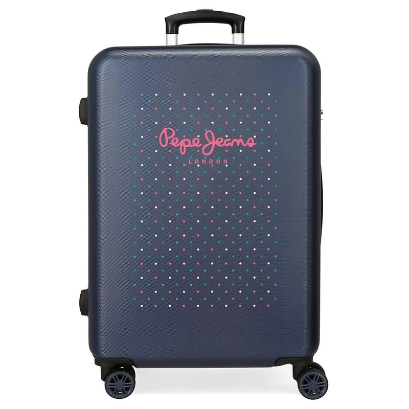 Pepe Jeans Molly Multicoloured Medium Suitcase 48x68x26 cm Rigid ABS Combination lock 70 Litre 3.7 Kg 4 Double Wheels