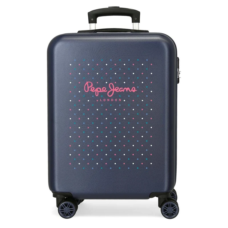 Pepe Jeans Molly Multicoloured Cabin Suitcase 38x55x20 cm Rigid ABS Combination lock 34 Litre 2.6 Kg 4 Double Wheels Hand Luggage - Image 1